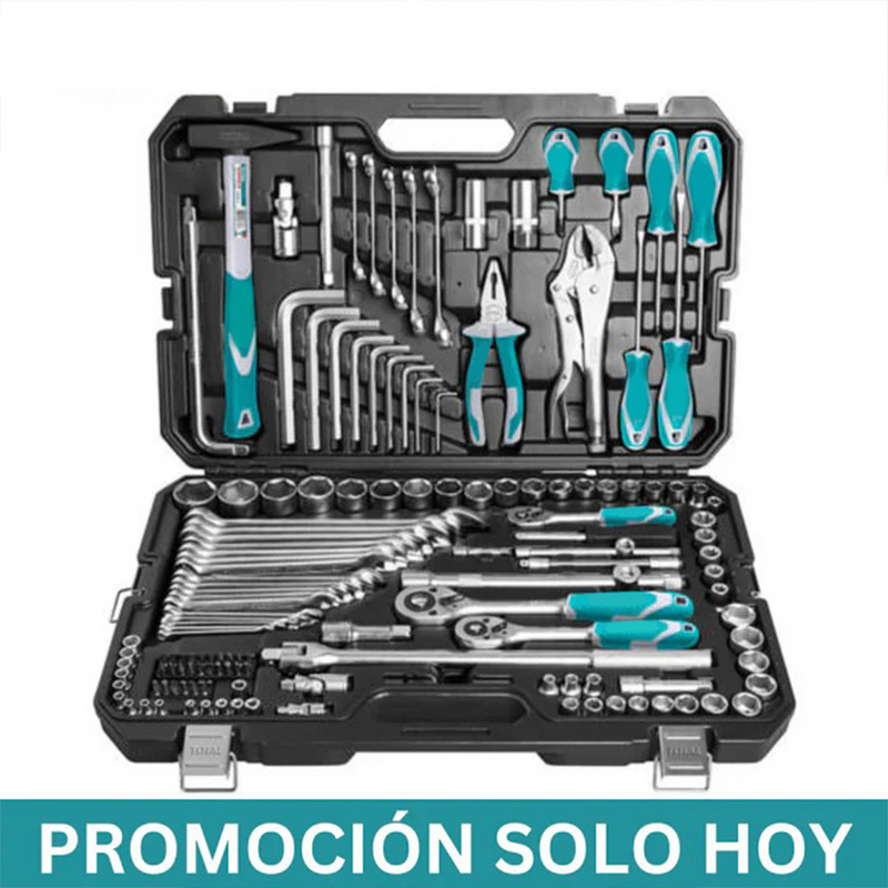 KIT ORIGINAL: PISTOLA DE IMPACTO + CAJA HERRAMIENTA 142 PIEZAS 2.0 - PROMOCION CIERRE DE LA TIENDA - ENVÍO GRATIS SOLO HOY