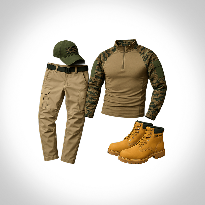 Conjunto Táctico Completo [Camisa, Pantalón y Botas] + Gorra de Regalo | PROMOCIÓN ESPECIAL 30 AÑOS - ENVÍO GRATIS