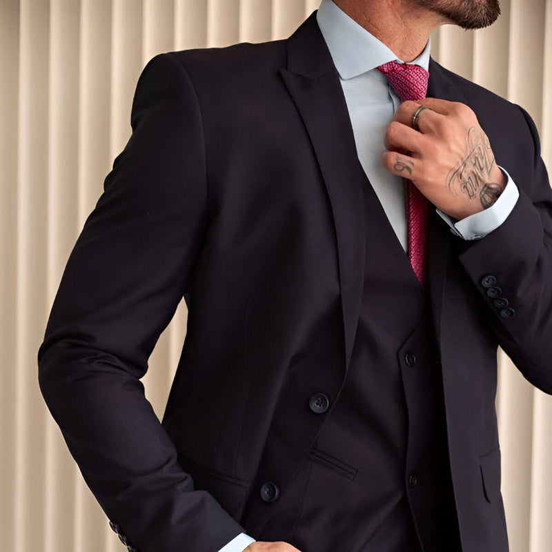 Kit de traje masculino completo Dominus con blazer y pantalón + REGALOS: reloj y gafas de sol | PROMOCIÓN ESPECIAL 30 AÑOS - ENVÍO GRATIS
