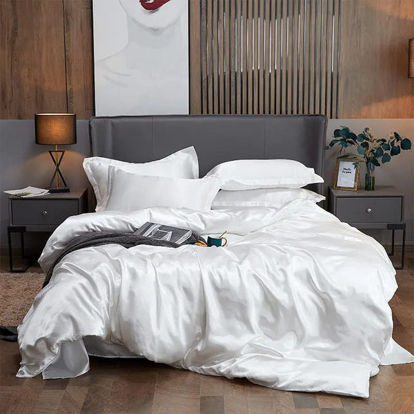 (¡Paga 1, Lleva 2!) Juego de Ropa de Cama de Satén Belline (¡El Confort Que Te Mereces!)