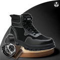 Kit Bota Masculina Durax de Caño Medio en 100% Cuero Legítimo + REGALOS: Reloj Táctico, Cinturón y Cartera | PROMOCIÓN ESPECIAL 30 AÑOS - ENVÍO GRATIS
