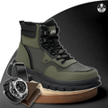 Kit Bota Masculina Durax de Caño Medio en 100% Cuero Legítimo + REGALOS: Reloj Táctico, Cinturón y Cartera | PROMOCIÓN ESPECIAL 30 AÑOS - ENVÍO GRATIS