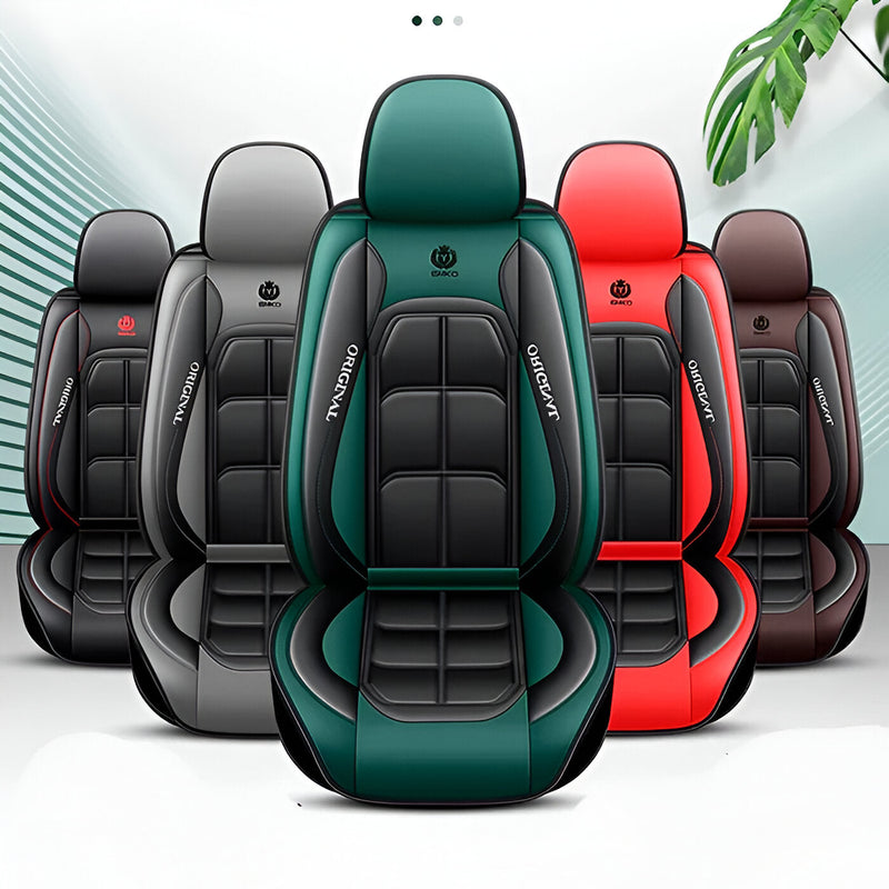 Compra 1 y llévate 3 Funda para Asiento de Auto Nuke de Cuero Legítimo Universal + REGALO: Alfombra Completa | PROMOCIÓN ESPECIAL 30 AÑOS - ENVÍO GRATIS
