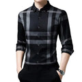 Camisa de Hombre de Manga Larga a Cuadros