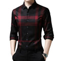 Camisa de Hombre de Manga Larga a Cuadros