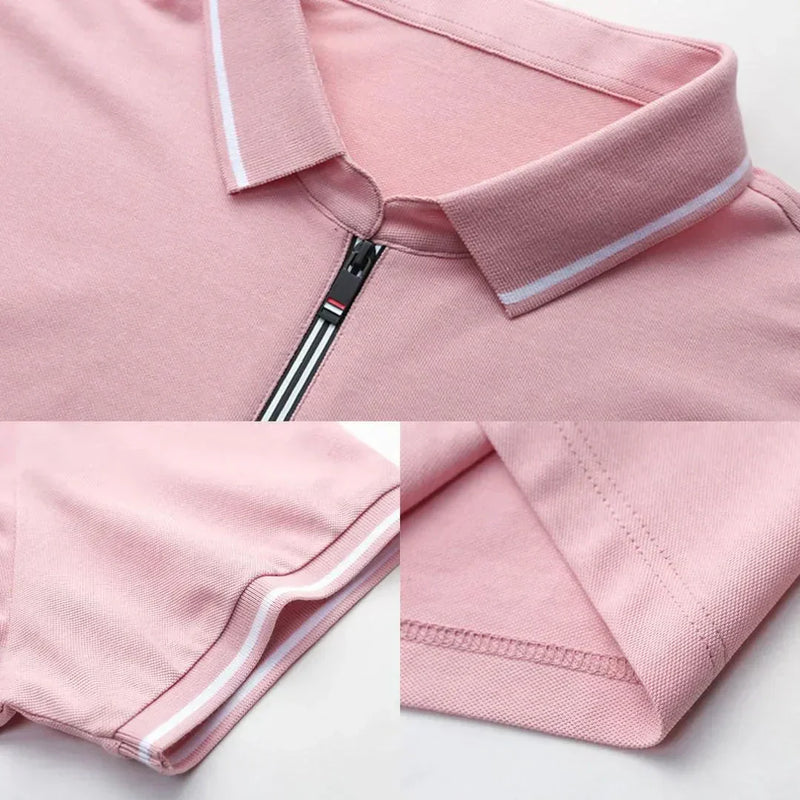 Camisa Polo con Cierre para Hombre