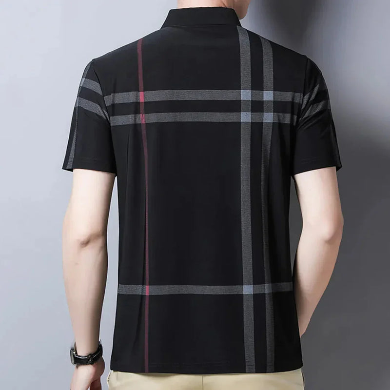 Camisa Polo a Cuadros para Hombre