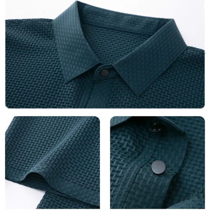 Compra 1 Llévate 3 - Camisa Polo Premium Elegante de Seda Peruana