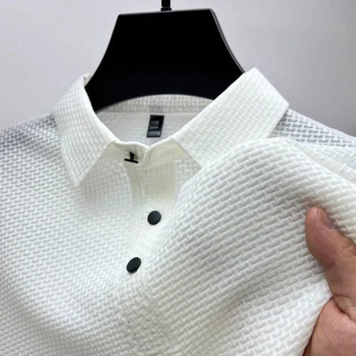Compra 1 Llévate 3 - Camisa Polo Premium Elegante de Seda Peruana