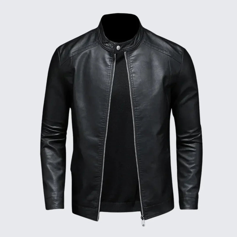 Chaqueta Masculina de Cuero Raven