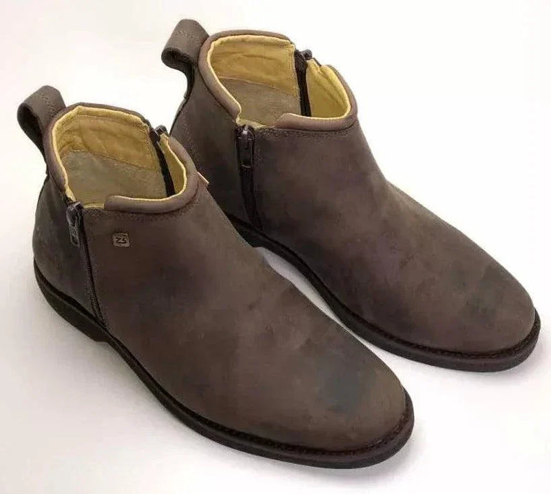 Kit Bota Zavu Casual Masculina de Cuero + 3 REGALOS: Cinturón, Gorra y Cartera | PROMOCIÓN ESPECIAL 30 AÑOS - ENVÍO GRATIS
