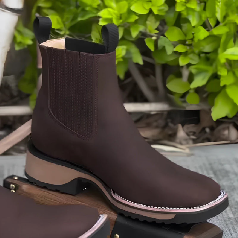Kit Bota Major de Cuero Robusto + Regalos: Sombrero, Cinturón y Billetera | PROMOCIÓN ESPECIAL 30 AÑOS - ENVÍO GRATIS